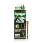 Hemper | Pre-Rolled King Size Glass Tipped Hemp Cones (2pcs)