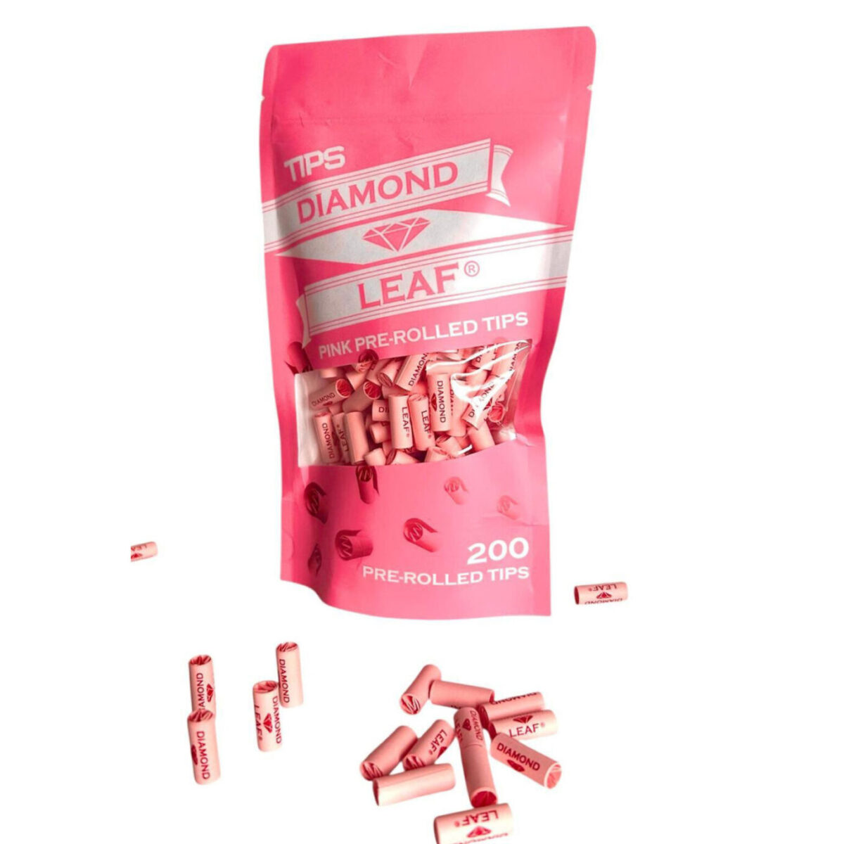 Diamond Leaf | Pink Pre Rolled Tips - Afbeelding 1