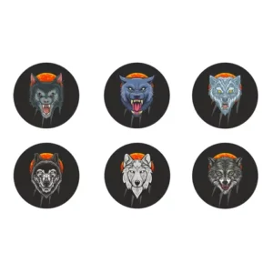 AT-Metal Grinder Ø50 3D Wolves