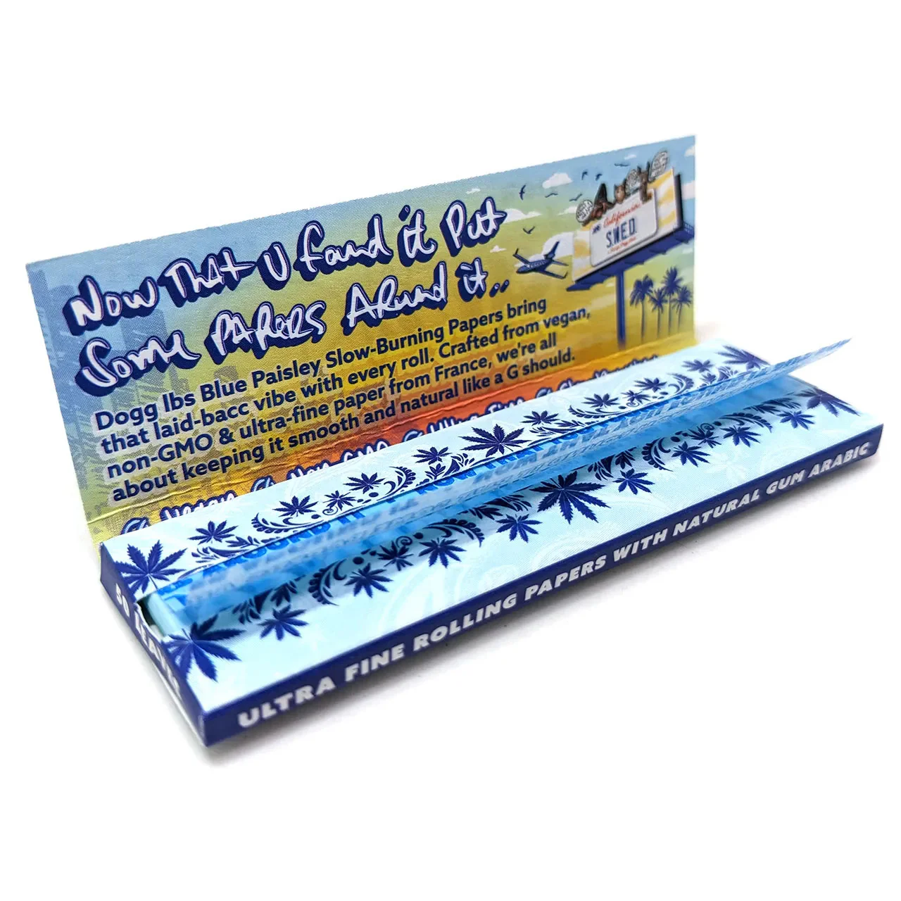 Dogg Lbs | Rolling Papers Blue Paisley (1 1/4 size)