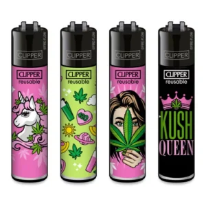Classic Clipper Aansteker | 420 Girly (4 stuks)