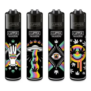 Classic Clipper Aansteker | 420 Rainbow (4 stuks)