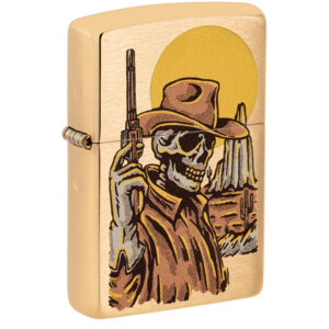 Zippo | Wild West Skeleton Design