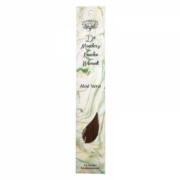Wierook Aloë Vera | 24 Stokjes Kruidenwierook