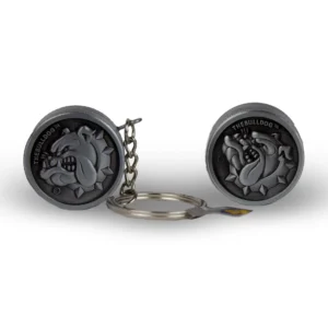 The Bulldog Metalen Sleutelhanger Grinder - 2 Parts