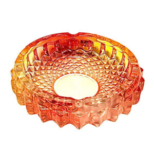 Diamond Leaf | Glass Ashtray (green)