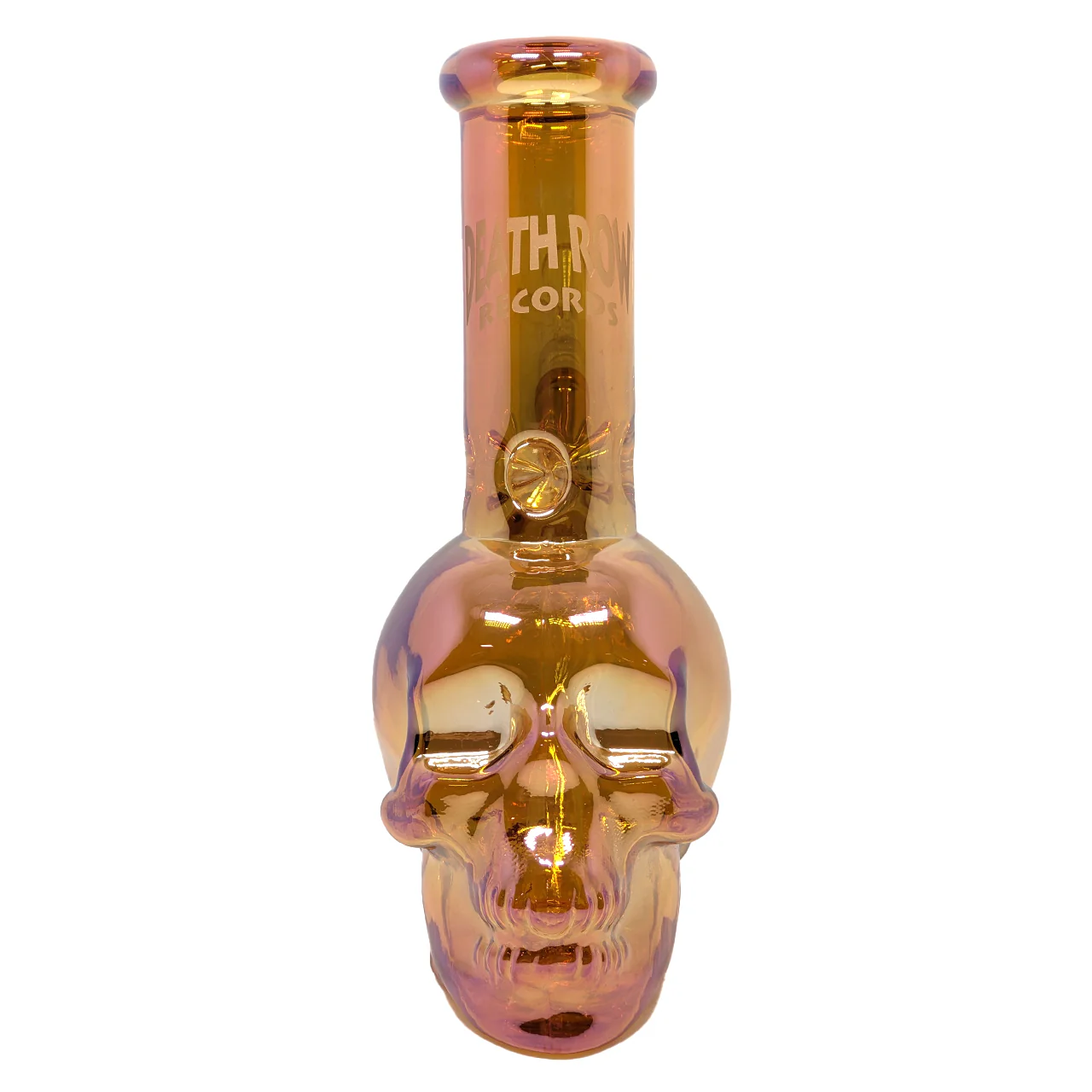 Death Row Records | 8" Assorted Metallic Skull Beaker Water Pipe (with 14M Bowl) - Afbeelding 5