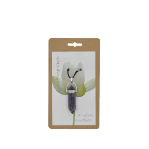 Kristalpunt Ketting Amethyst