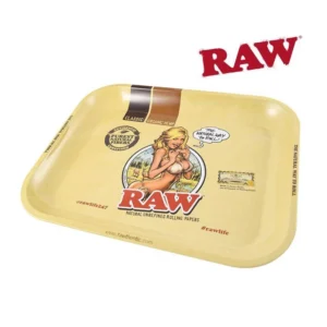 RAW Metal Rolling Tray Large Girl (34,0 x 27,5cm)