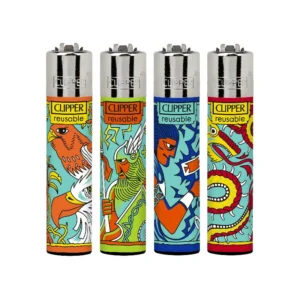 Classic Clipper Aansteker | Gods (4 stuks)