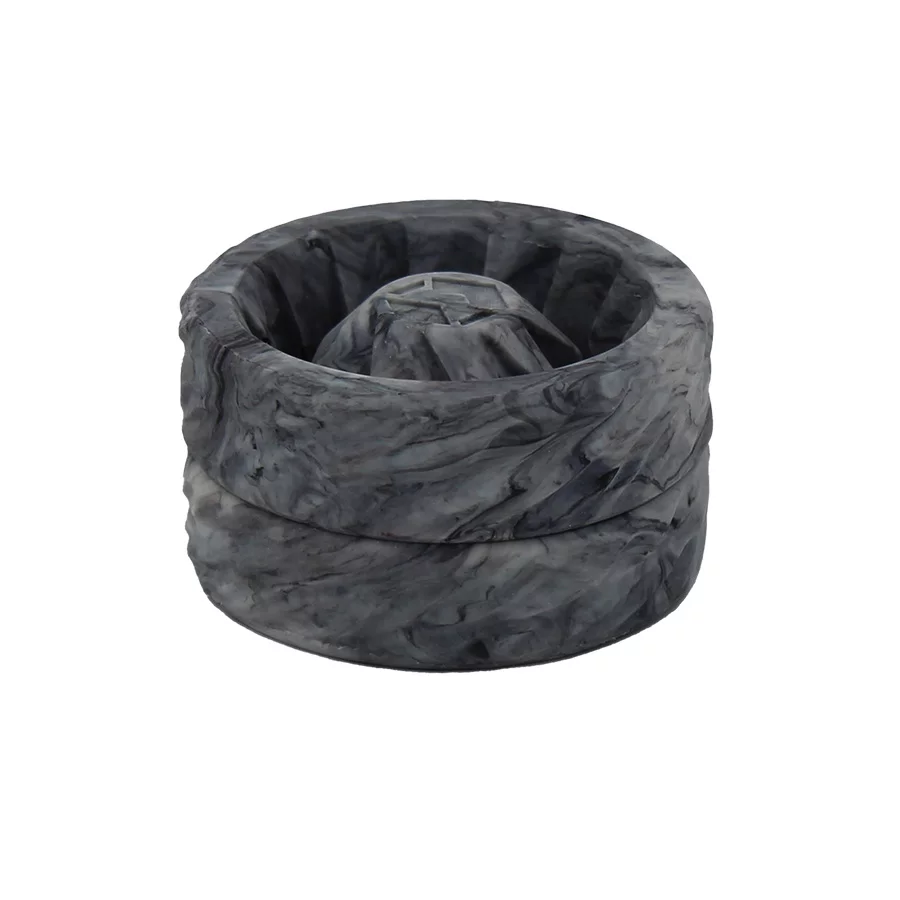 Black Marble Hasj Grinder – Grey