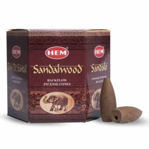Hem Backflow Cones | Sandelwood