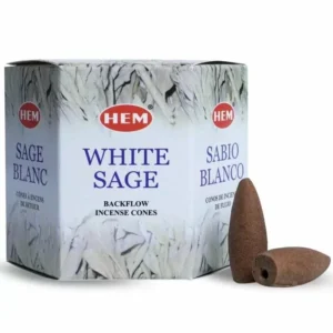 Hem Backflow Cones | White Sage