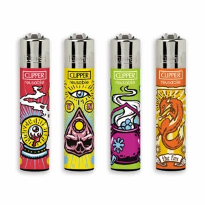 Classic Clipper Aansteker | Haunted #2 (4 stuks)