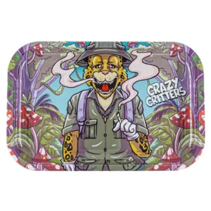 Crazy Critters Rolling Tray Medium | Jaguar