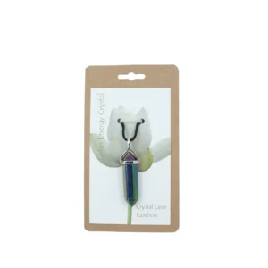 Kristalpunt Ketting Laser Rainbow