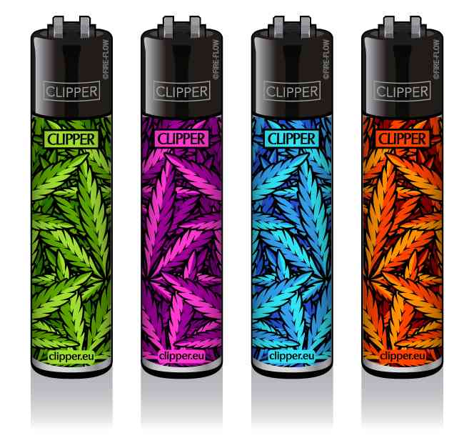 Classic Clipper Aanstekers | Leaves #33 (4 stuks)
