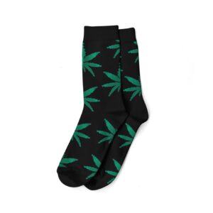 Long Socks - Black/Green (EU36-42)