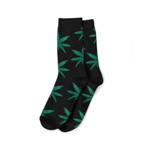 Long Socks - Black/Green (EU40-45)