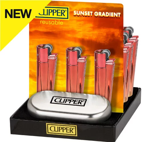 Metalen Clipper Aansteker | Sunset Gradient