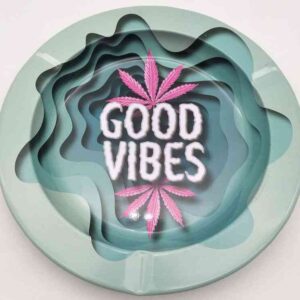 Good Vibes Metal Ashtray