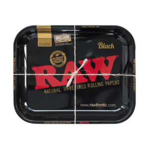 Raw Black Metal Rolling Tray Large (27.5 X 34cm)