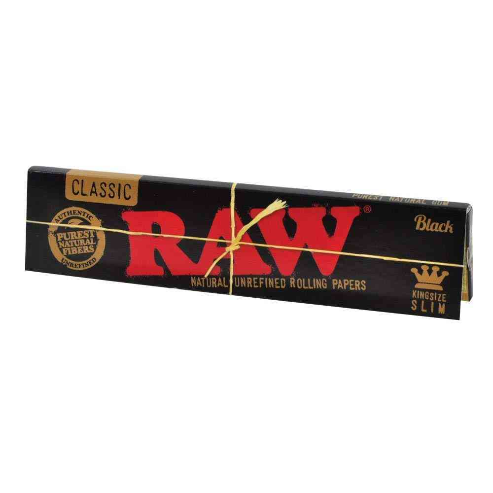 RAW 'Black' Papers - King Size Slim Extra Fine