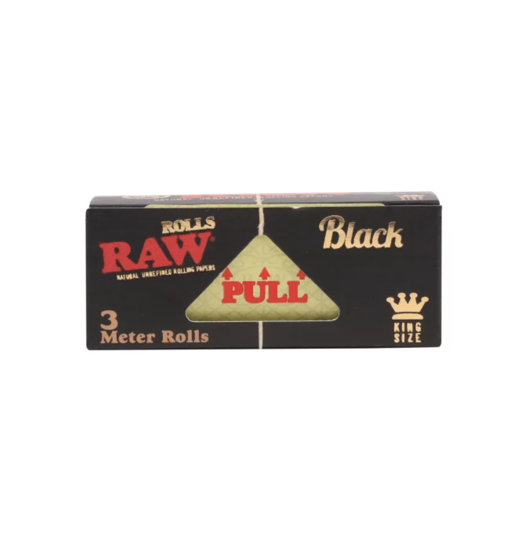 RAW Black Classic Rolls King Size (3m)