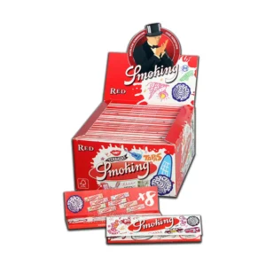 Smoking Long Paper Display | Red