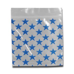 Zip Bags 50µ strong, Stars (100pcs)