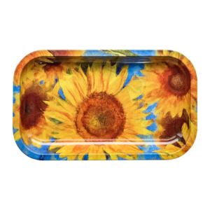 Sun Flowers Rolling Tray, Large (27 L/16 W)