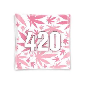 V-Syndicate Glass Ashtray – 420 Pink