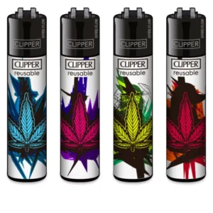 Classic Clipper Aansteker | Artistic Leaves (4 stuks)
