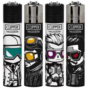 Classic Clipper Aansteker | Big Heads (4 stuks)