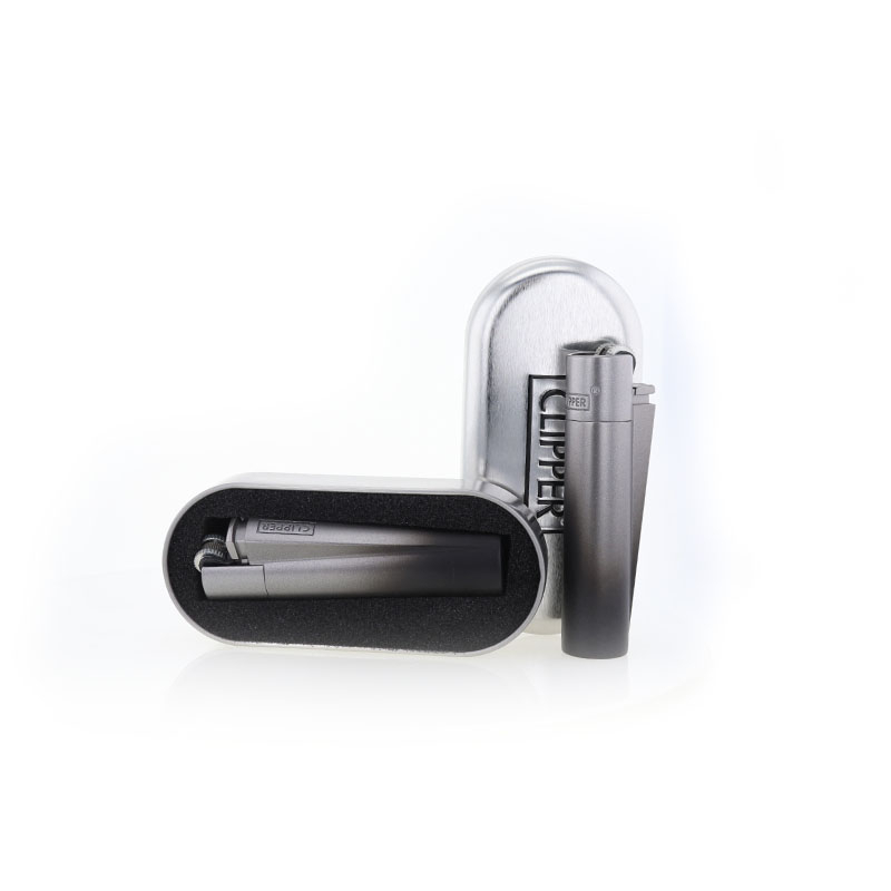 Metalen Clipper Aansteker | Black Gradient