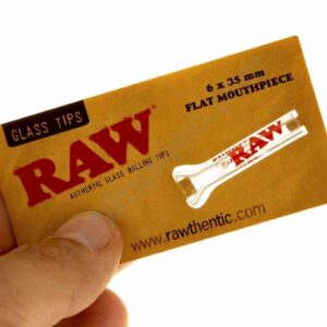 RAW Glass Tips - Flat Mouthpiece