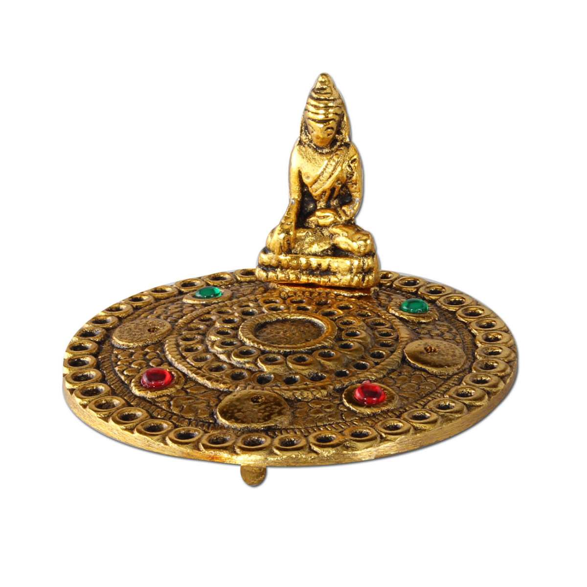Metalen Wierookhouder - Buddha - Afbeelding 2