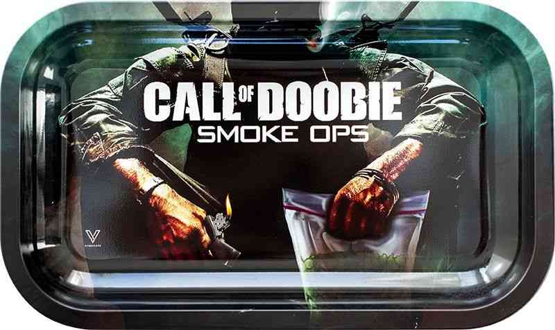 Call of Doobie Metal Rolling Tray Large (L27cm/W16cm)