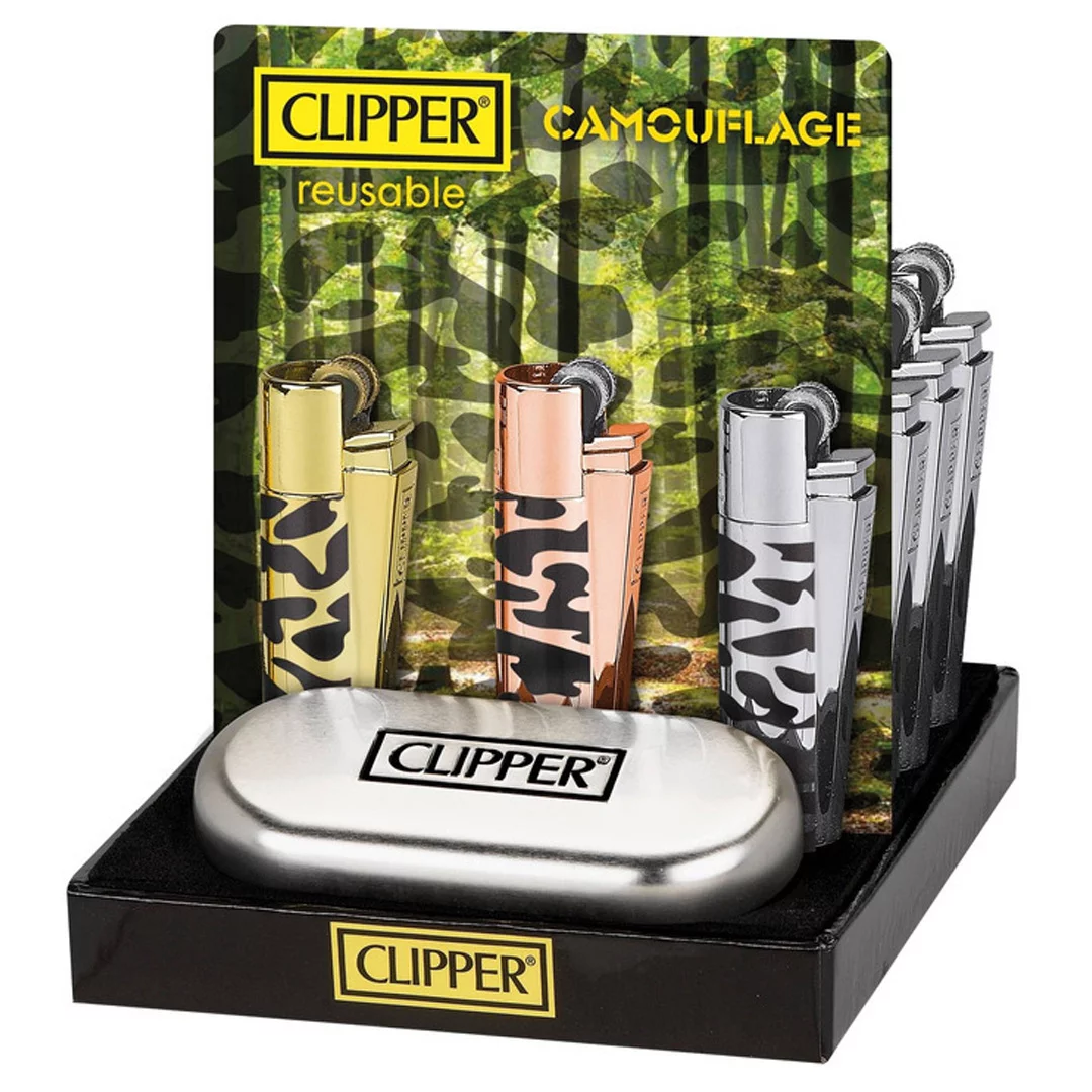 Metalen Clipper Aansteker | Camouflage