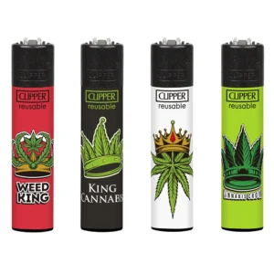 Classic Clipper Aansteker | Canna King (4 stuks)