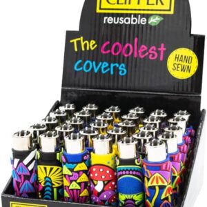 Clipper Classic Cover Aansteker | Mushrooms