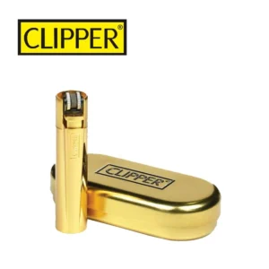 Metalen Clipper Aansteker | Gold