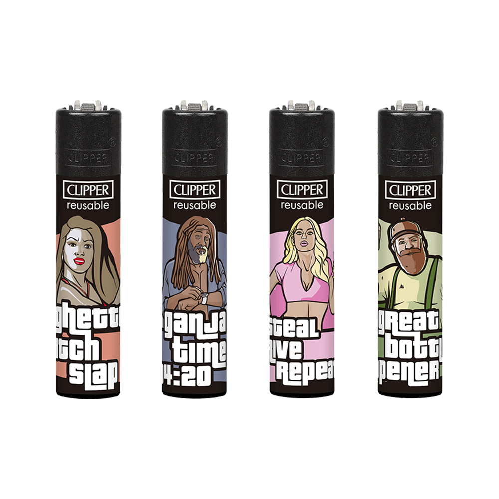 Classic Clipper Aansteker | Grand Theft Clipper (4 stuks)
