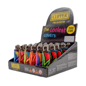 Clipper Classic Micro Cover Aansteker | Weed Leaves #2