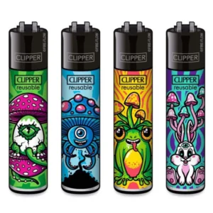 Classic Clipper Aansteker | Shrooms #11 (4 stuks)