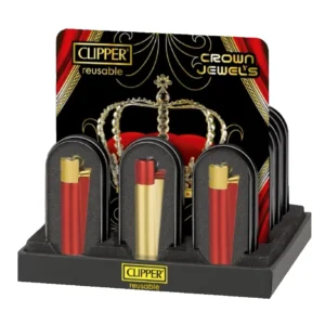 Metalen Clipper Aansteker | Crown Jewels