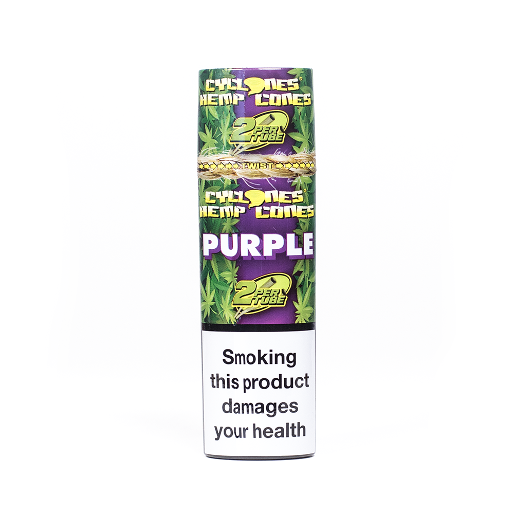 Cyclone Hemp Cones | Purple (2 pcs)