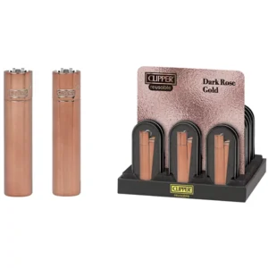 Metalen Clipper Aansteker | Dark Rose Gold