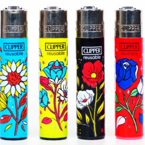 Classic Clipper Aansteker | Fall Flowers (4 stuks)