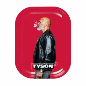 Tyson Metal Rolling Tray | Floating Red
